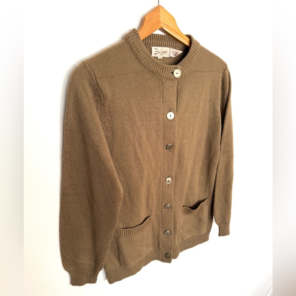 Buffums Vintage Brown Cardigan Sweater